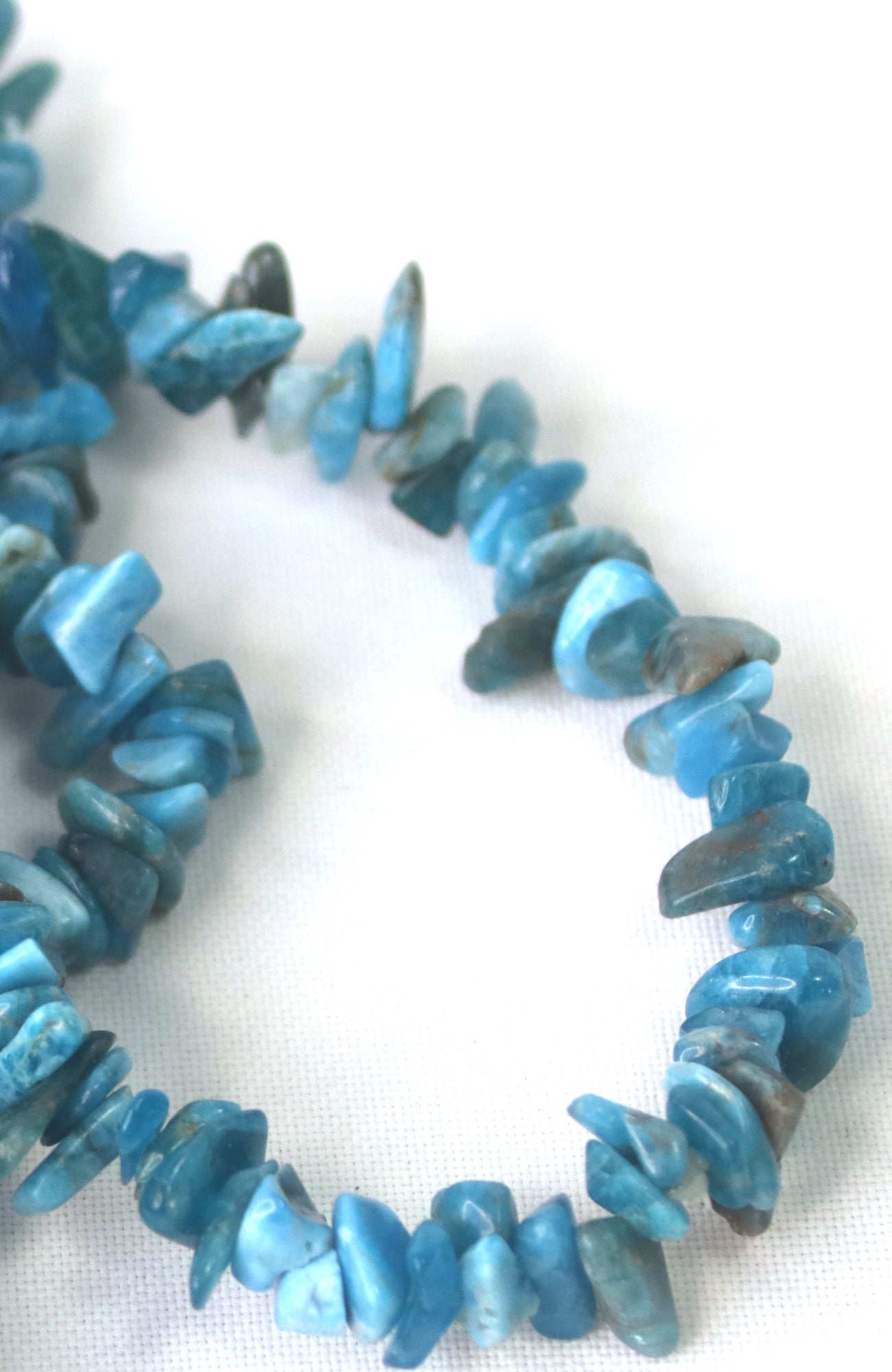 Blue Apatite Chip Bracelet AA